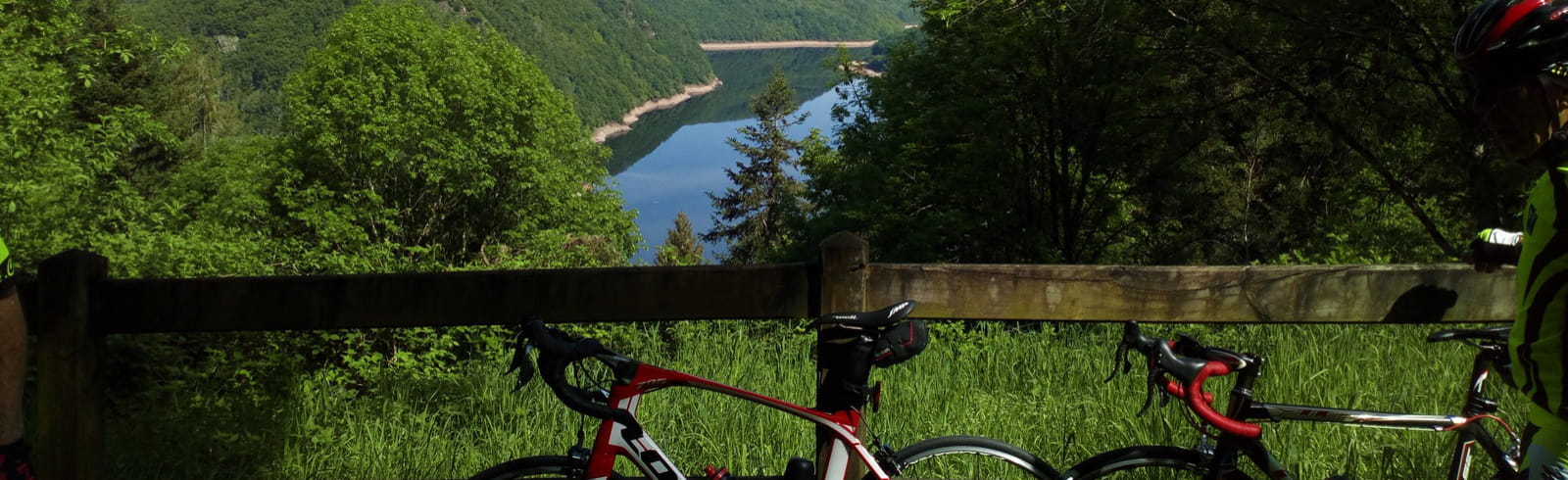 Vélo, cyclo au barrage de l'Aigle en pays de Mauriac - Cantal 15