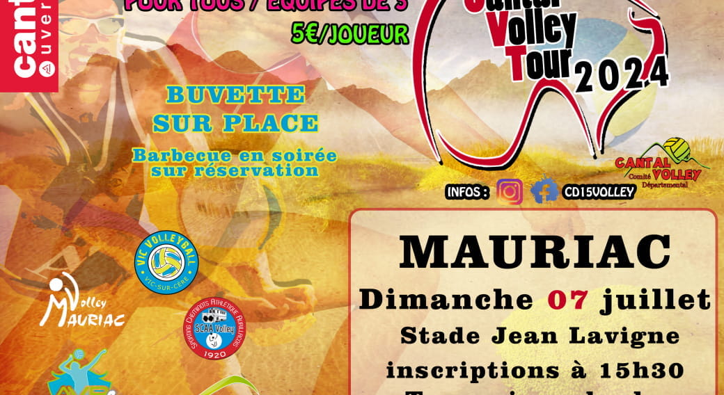 Cantal Volley Tour