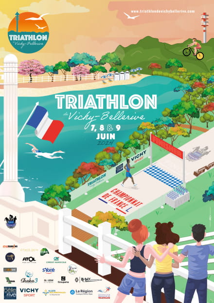 Championnat de France Longue Distance - triathlon de Vichy Bellerive