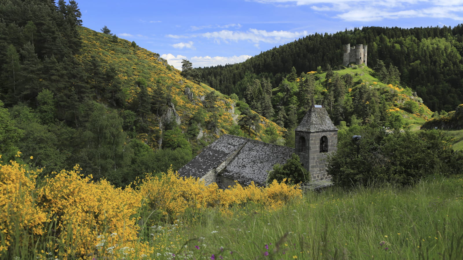 Site d'Alleuze, Alleuze, Cantal, Auvergne