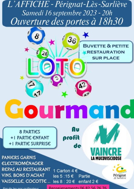 Loto Gourmand | L'Affiche