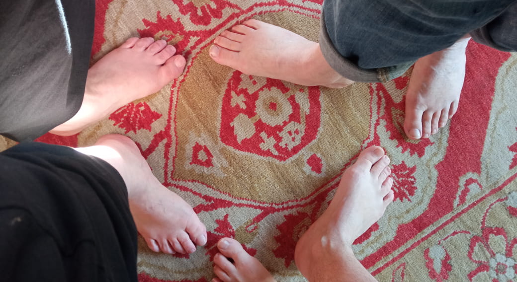 Château pieds nus