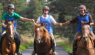Haute Auvergne on horseback - Carlades and Chataigneraie with Cheval Découverte Riding Centre