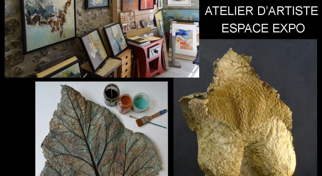 Atelier Galerie L'Angle  du 13 - Peintures artistiques, Sculptures, Objets design en carton/papier