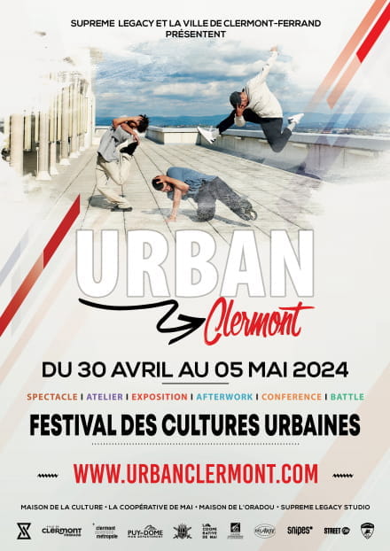 Urban Clermont 2024 : Festival des Cultures urbaines