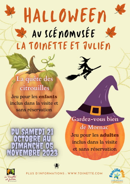 Halloween au Scénomusée La Toinette et Julien