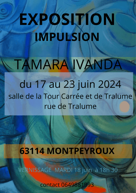 Exposition 'Impulsion' de Tamara Ivanda