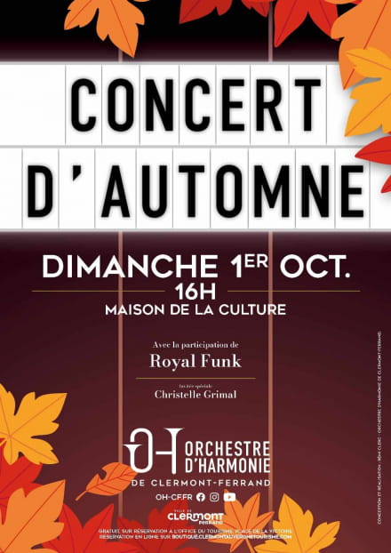 Concert d'automne | Orchestre d'Harmonie de Clermont
