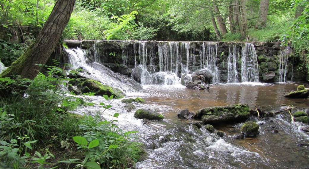 The waterfall of Le Breuil