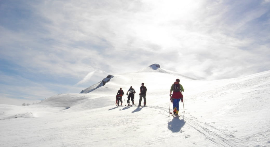 Ski de rando avec le Bureau des guides Auvergne