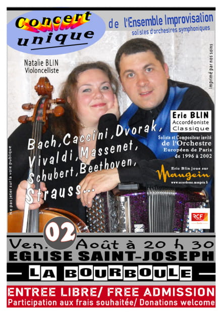 Concert : Duo accordéon et violoncelle
