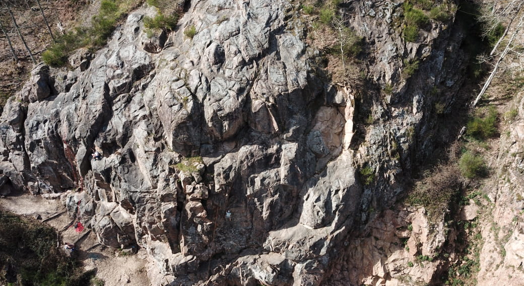 Site d'escalade des Darots à Châtel-Montagne