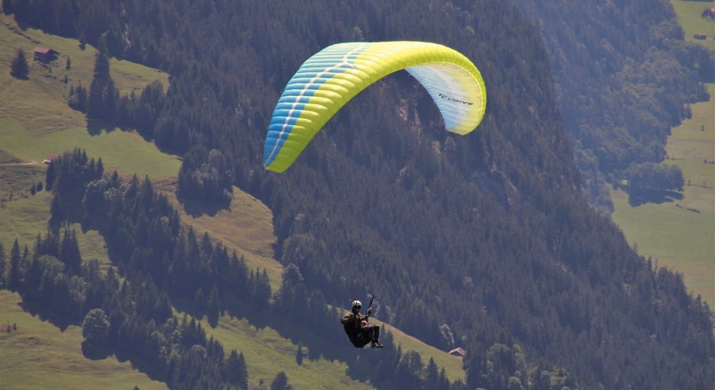 Terrain de pratique de parapente - Le Puy de Dôme - Ceyssat