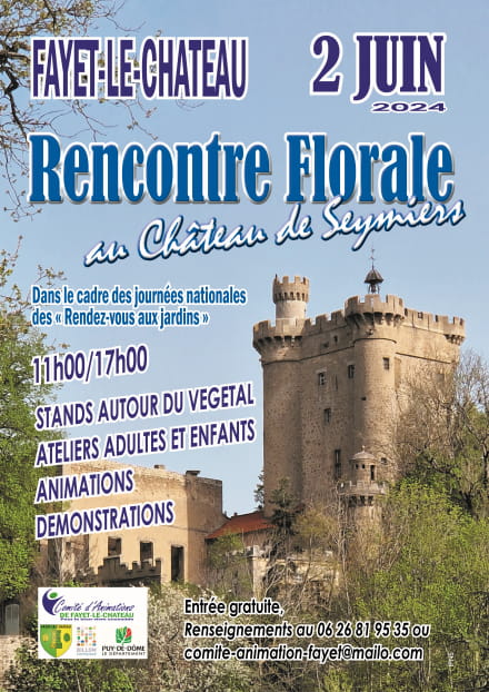 Rencontre florale - Château de Seymiers