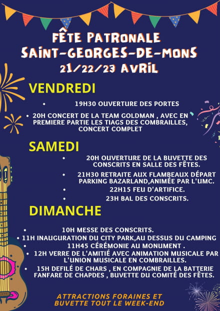 Fête patronale St Georges de Mons