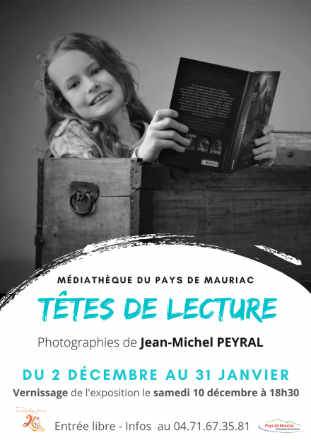 Expo : Têtes de lecture, de Jean-Michel Peyral