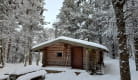 Cabane de l'ours hiver