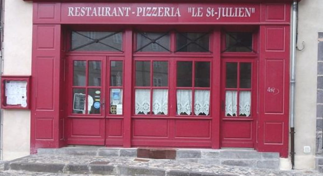 Le Saint Julien Pizzeria plats à emporter 