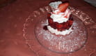 Dessert aux fraises