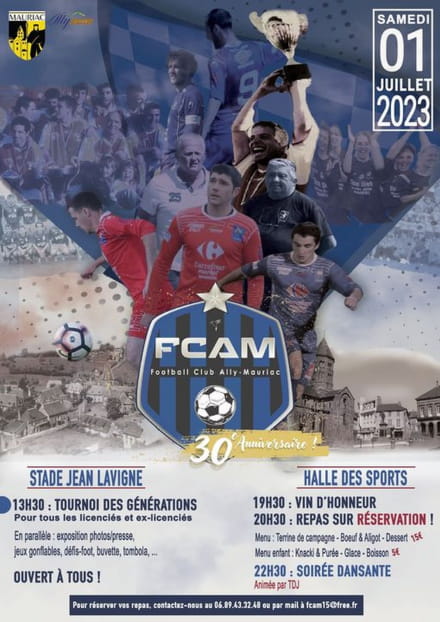 FCAM 30e anniversaire