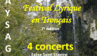 7ème Festival et Exposition Lyrique en Tronçais : 'Paysage Lyrique'