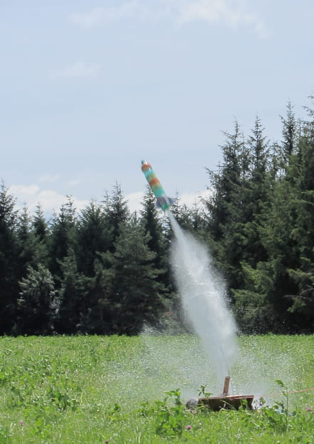 Construction d'une fusée à eau
