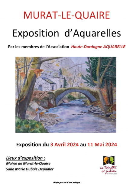 Exposition : Haute Dordogne Aquarelle