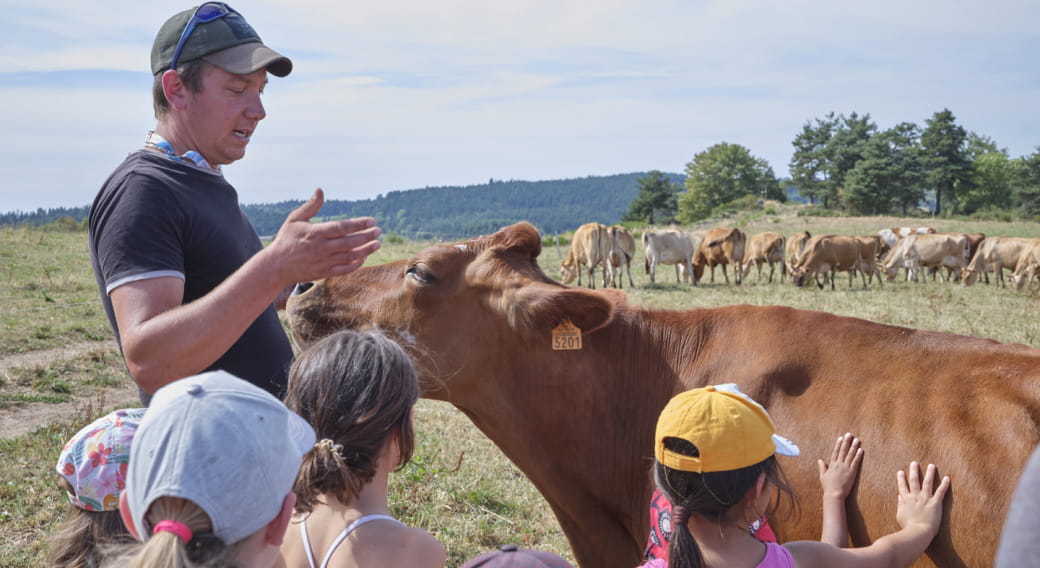 Visite de la ferme vach'Mont bio