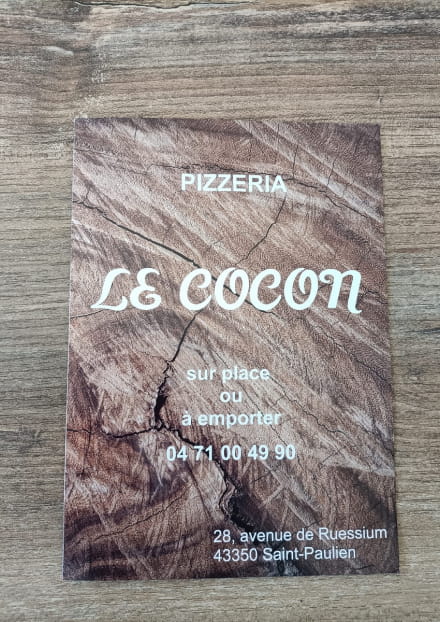 Pizzeria 'Le Cocon'
