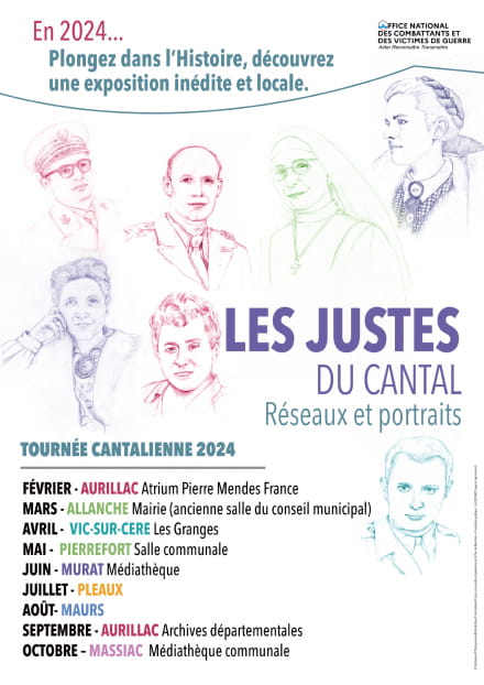 Exposition 'Les Justes du Cantal - Réseaux et portraits'