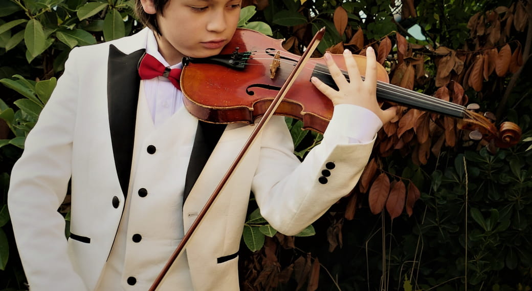 Concert de violon avec le virtuose du violon 'Manoë'