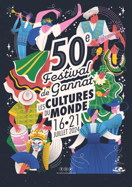 50ème Festival de Gannat - Les Cultures du Monde