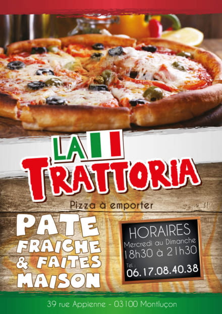 Restauration rapide : Pizzeria La Trattoria